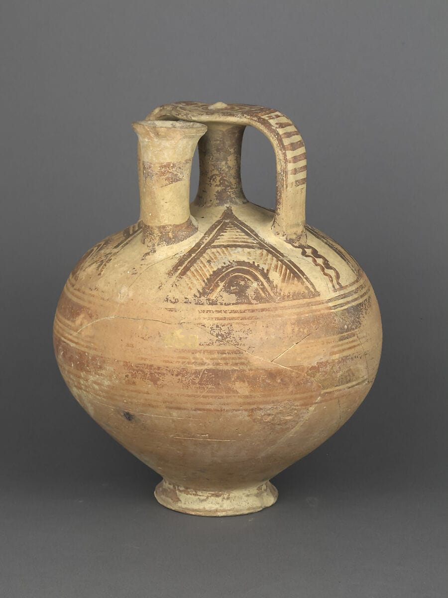 Terracotta stirrup jar - image 1