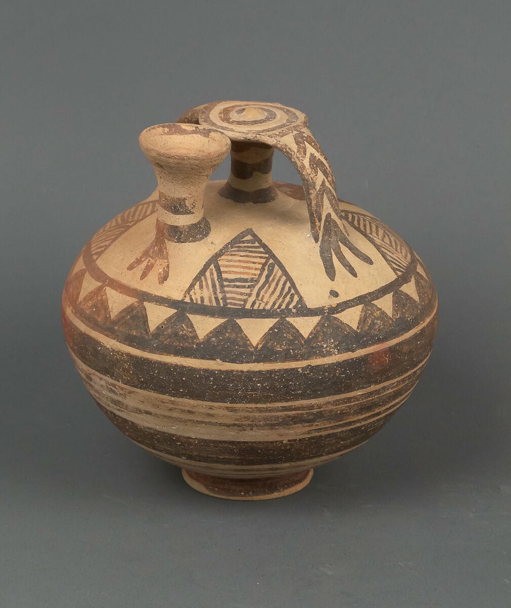Terracotta stirrup jar - image 1