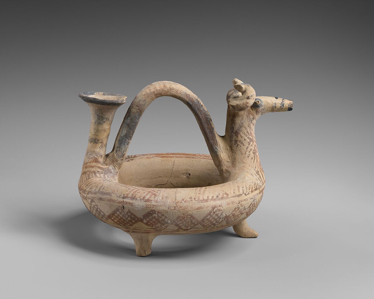Terracotta ring-kernos (offering vessel) - image 1