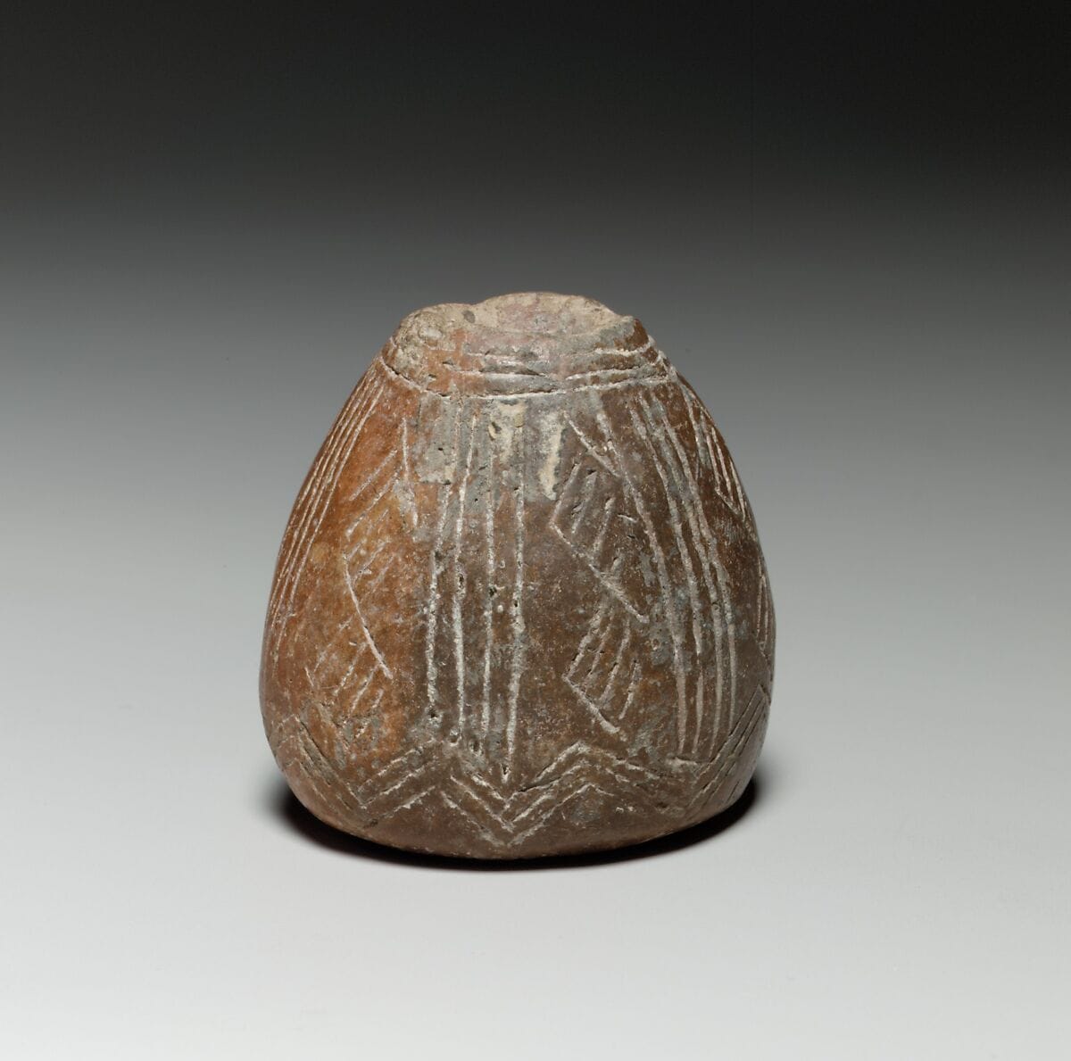 Terracotta conical-hemispherical spindle-whorl - image 1